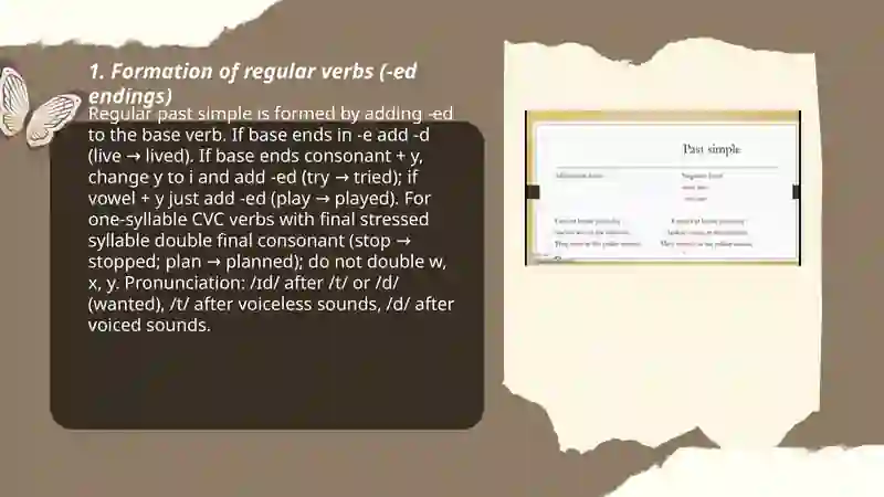 Past simple 3