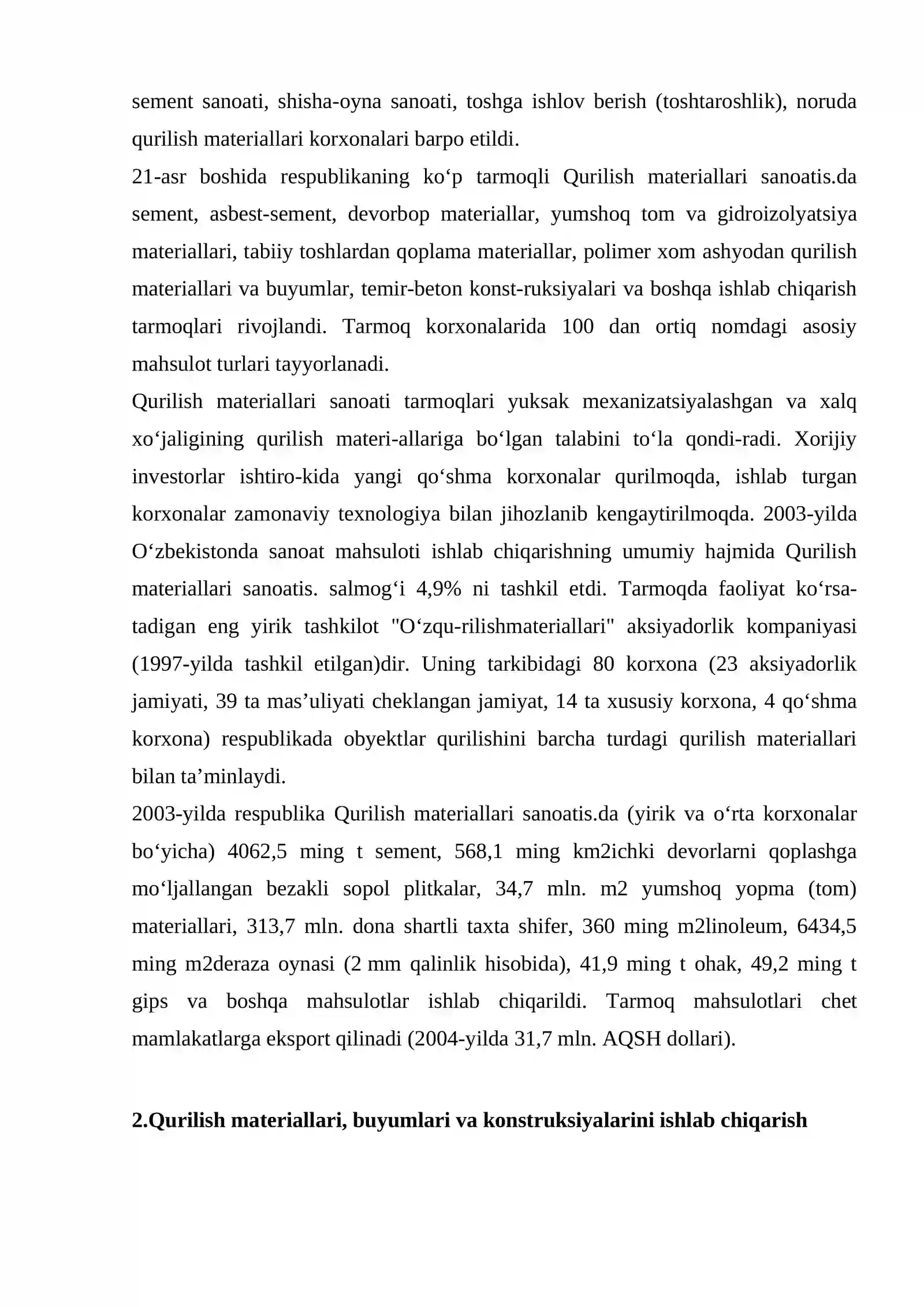 Qurilish materiallari dinamik xarakteristikalari 3
