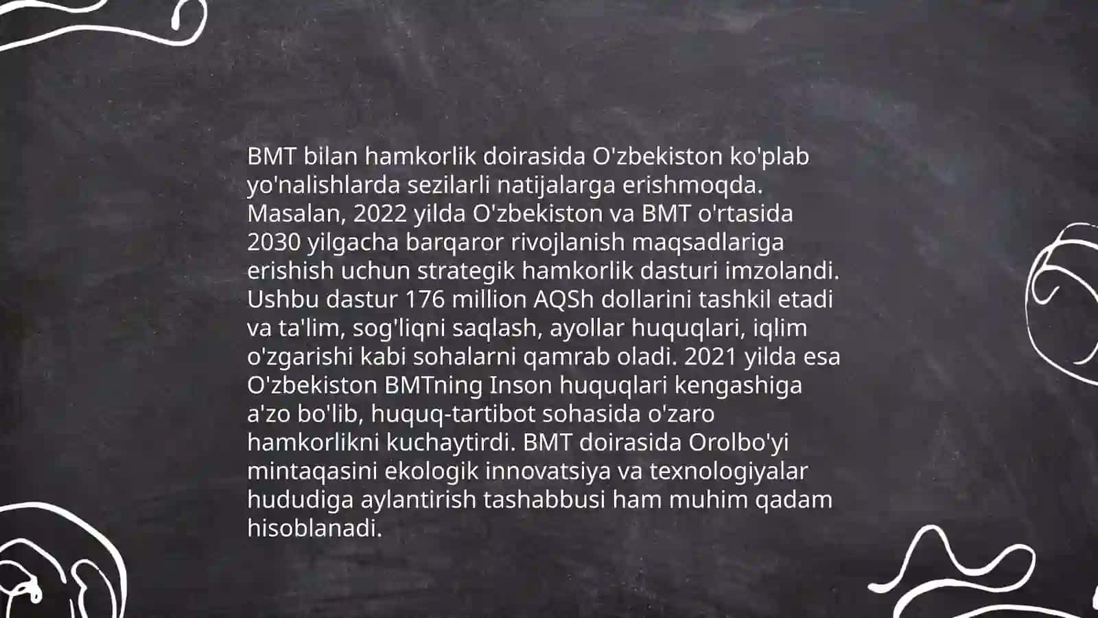 Oʻzbekistonning xalqaro tashkilotlar bilan hamkorlik aloqalari 3