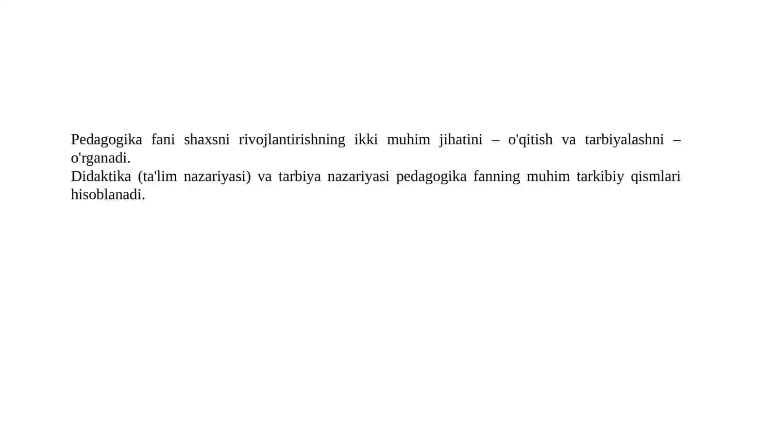 Umumiy pedagogika fani 3