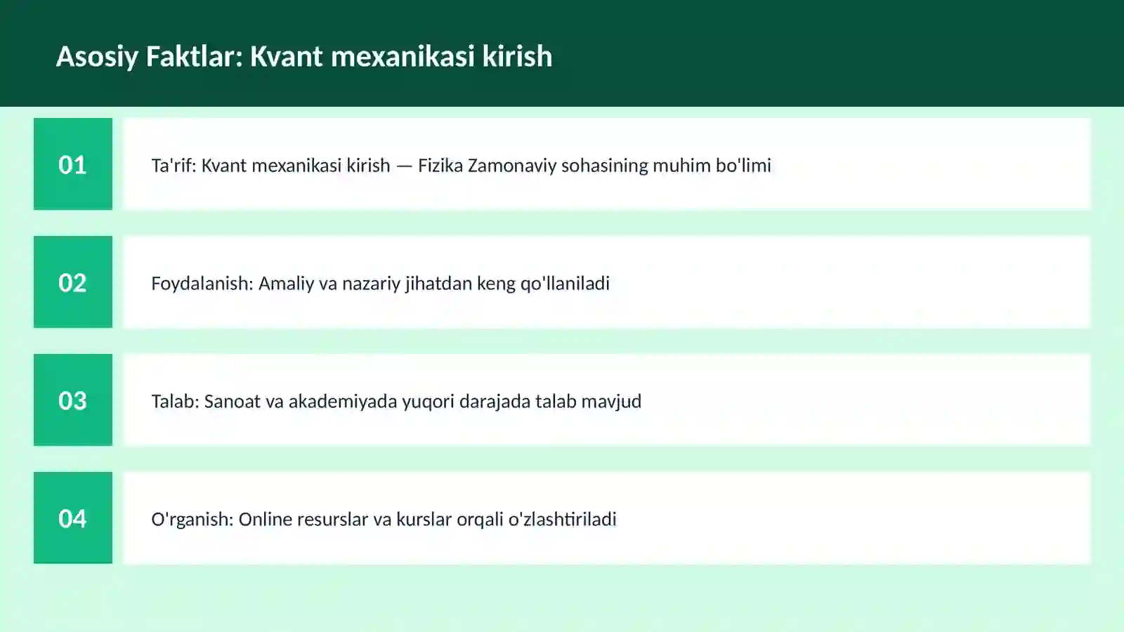 Kvant mexanikasi kirish 3