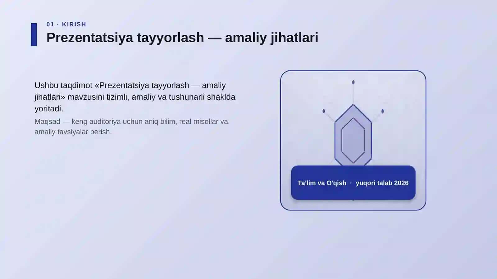 Prezentatsiya tayyorlash — amaliy jihatlari 3