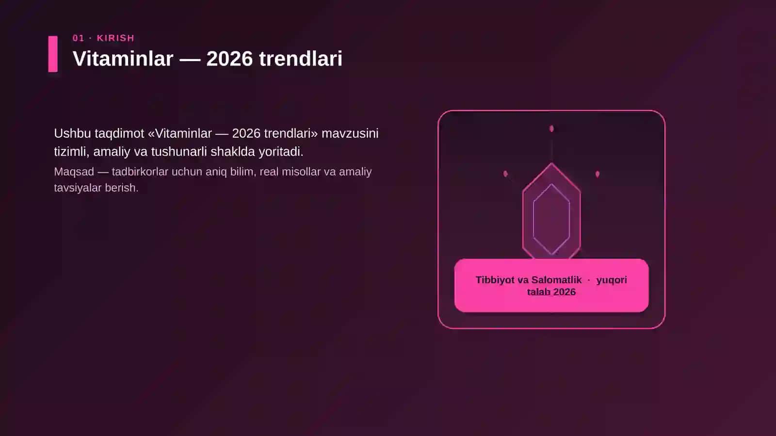 Vitaminlar — 2026 trendlari 3