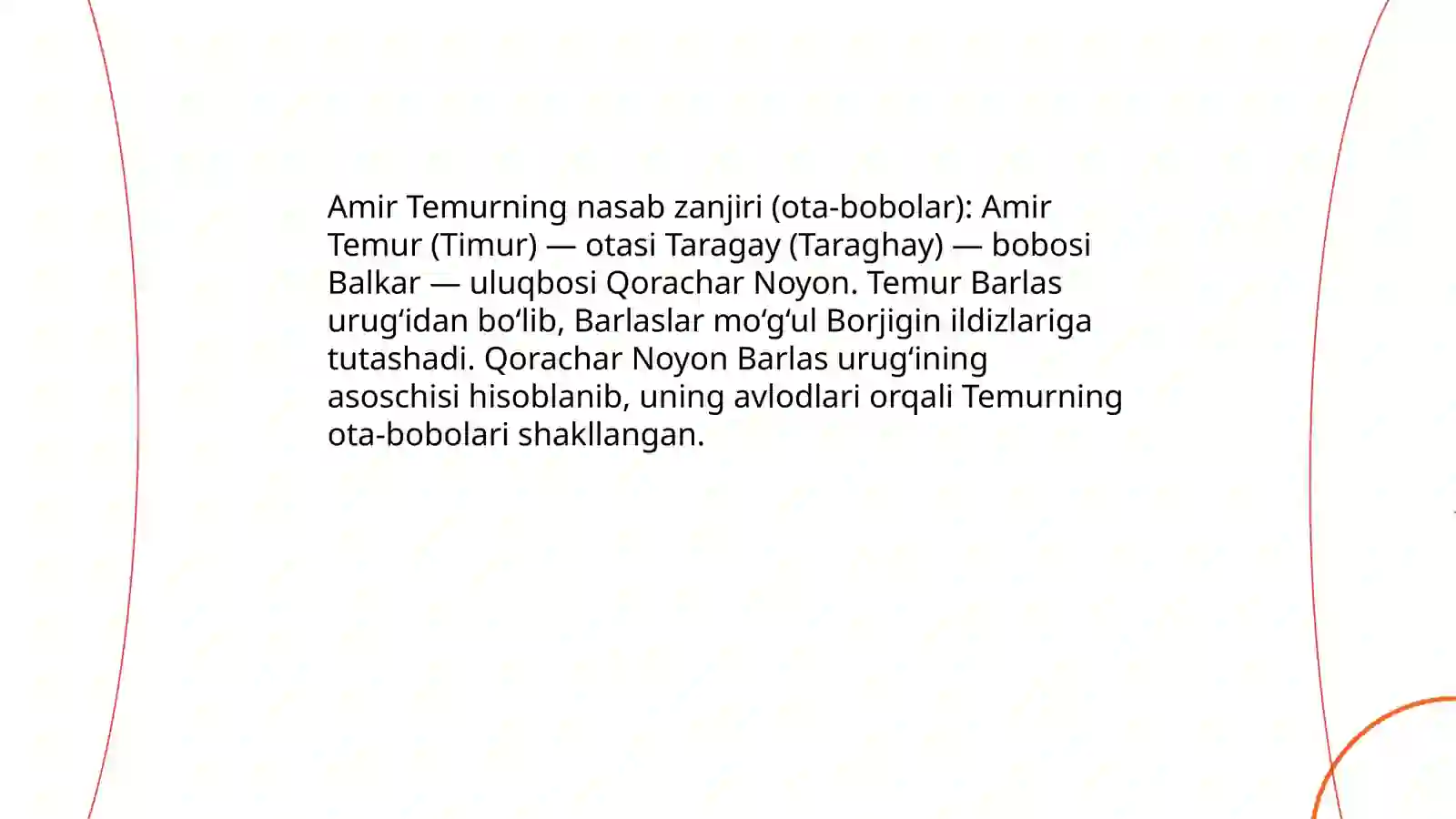 Amir Temur Shajarasi 3