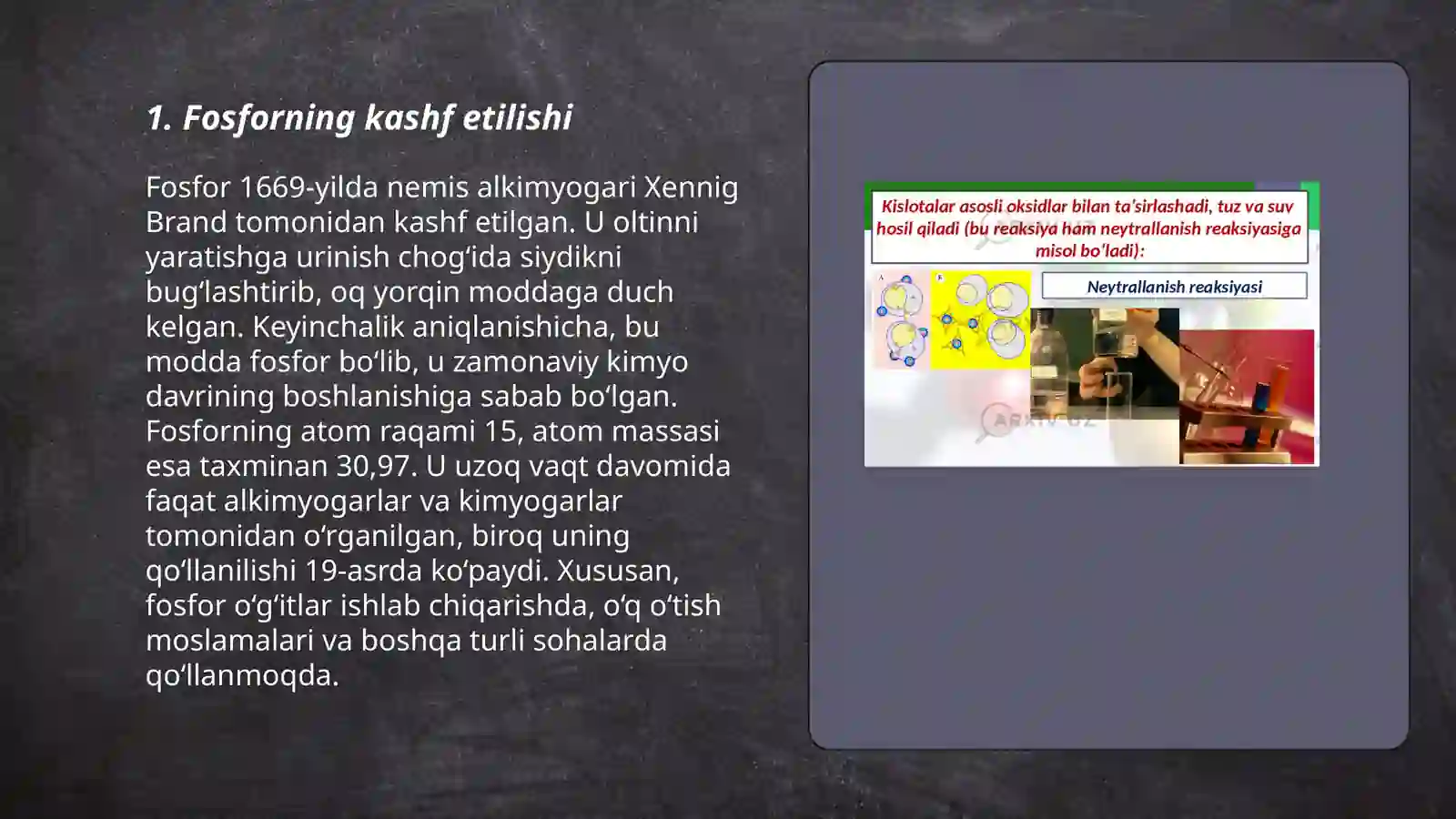 Fosfor va uning xossalari 3