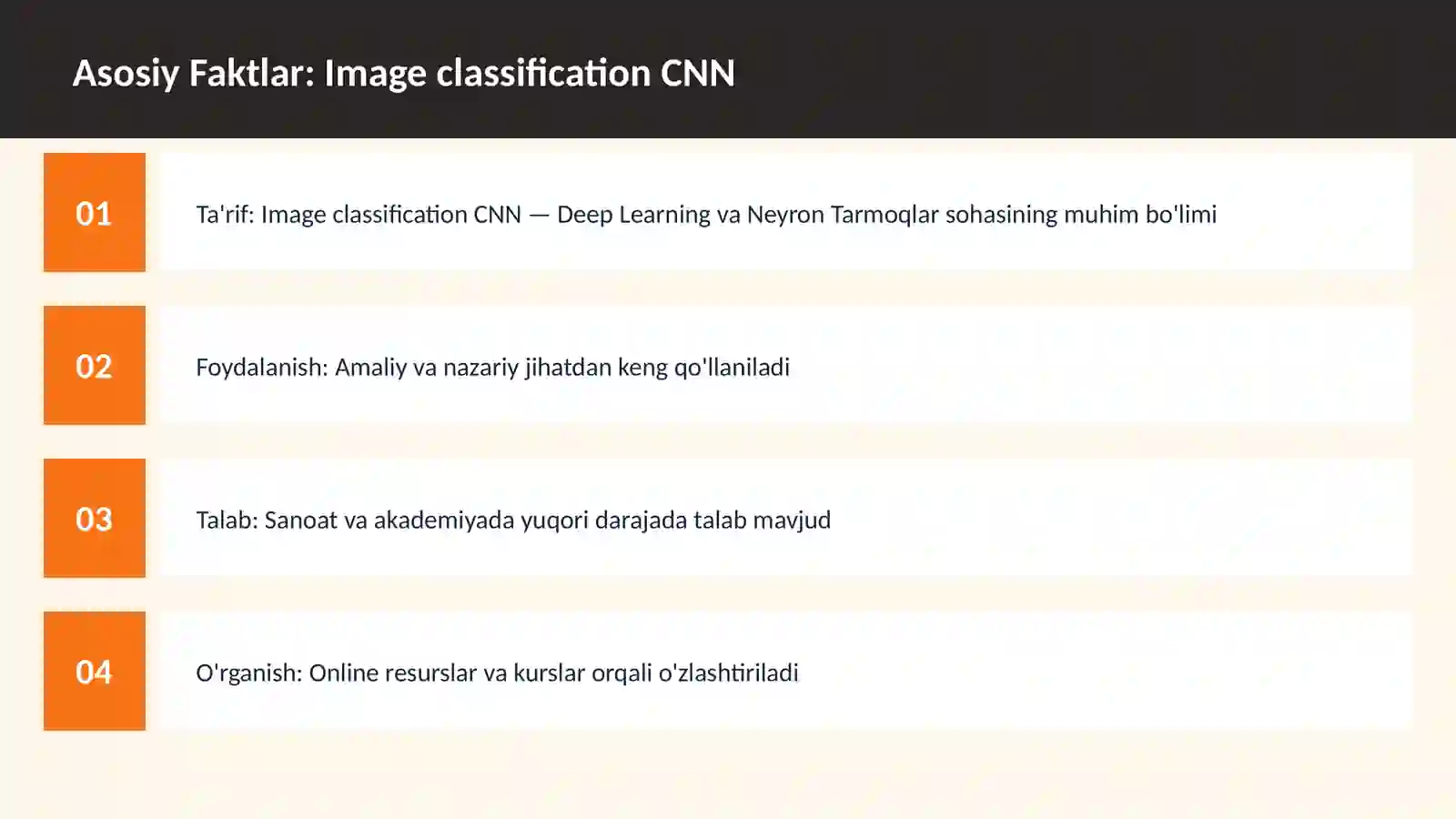 AI | DEEP LEARNING VA NEYRON TARMOQLAR 3