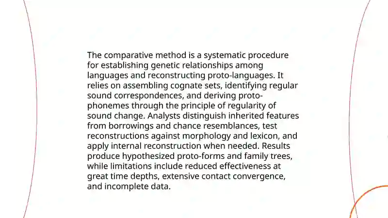 Methods of comparative study of languages 3