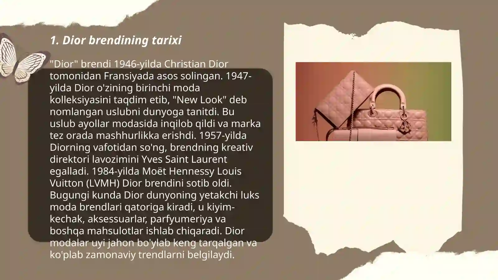 Dior brendining kirim chiqimlari 3