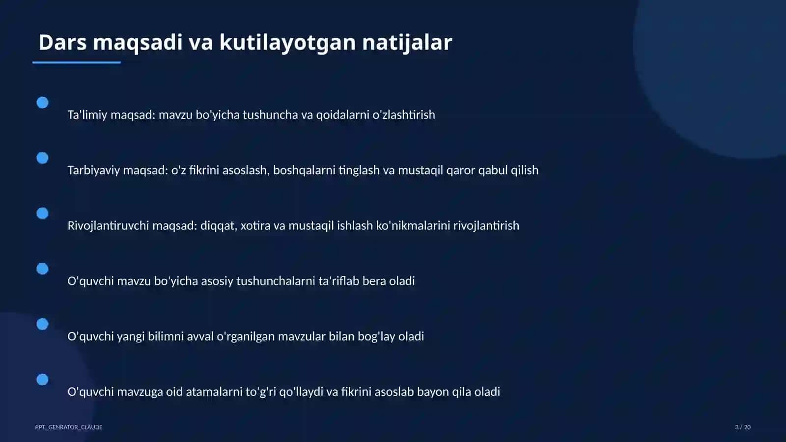 Sog'lom turmush tarzi hayot garovi (7-sinf) 3