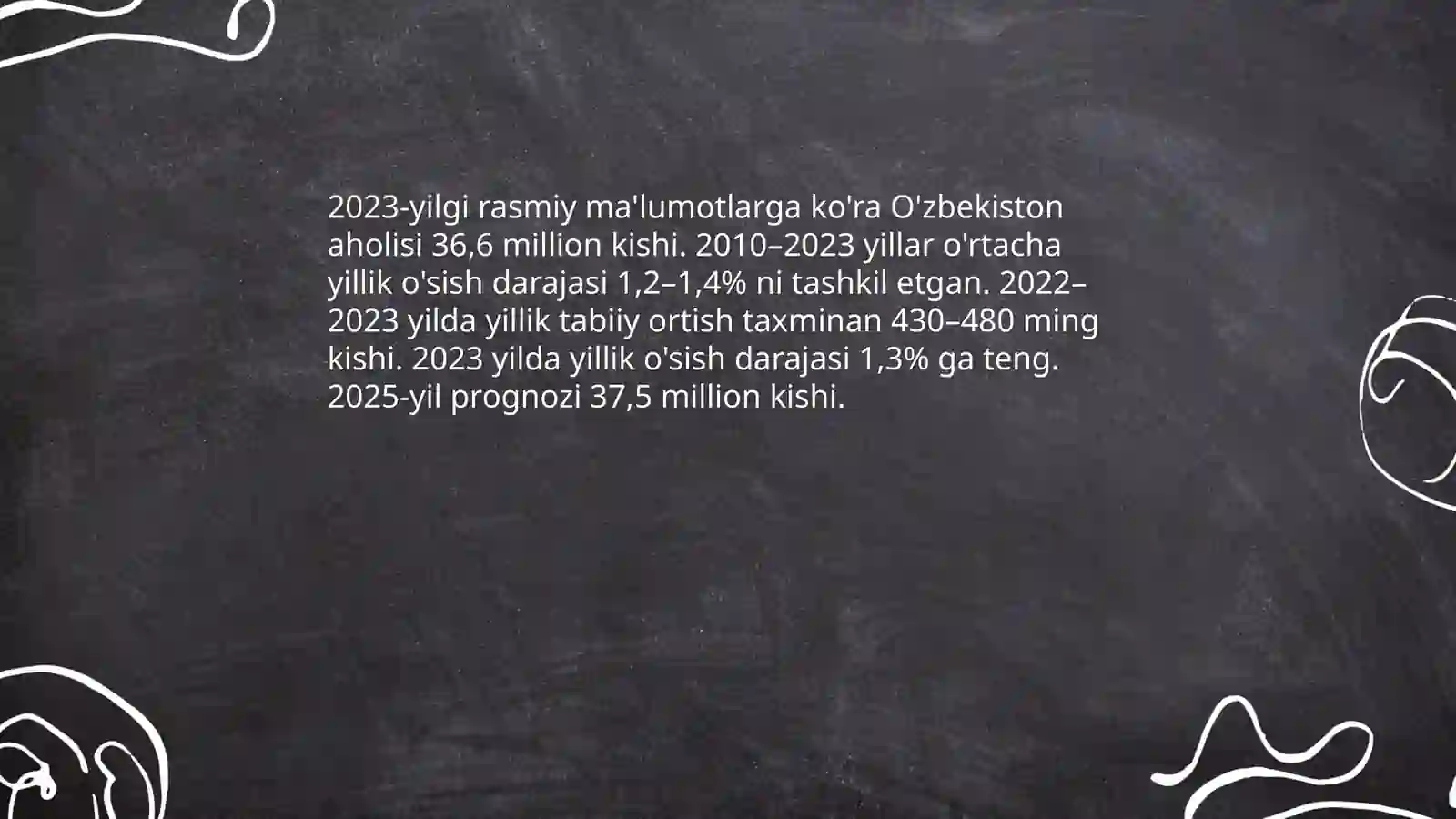 O'zbekiston aholisi haqida 3
