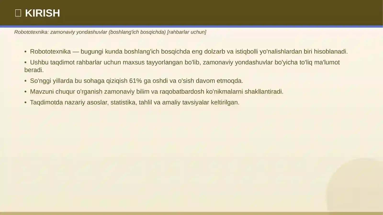 Robototexnika: zamonaviy yondashuvlar (boshlang'ich bosqichda) [rahbarlar uchun] 3