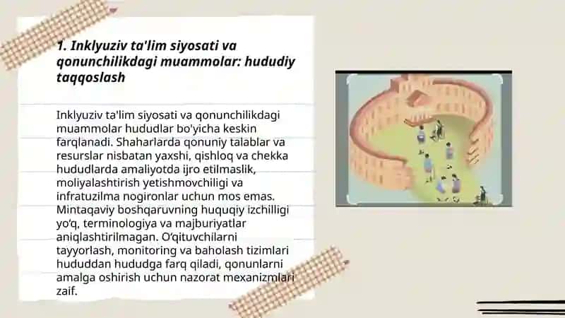 Turli yo'nalishdagi ilmiy tadqiqotlarda inklyuziv ta'lim muommalarini o'rganish 3