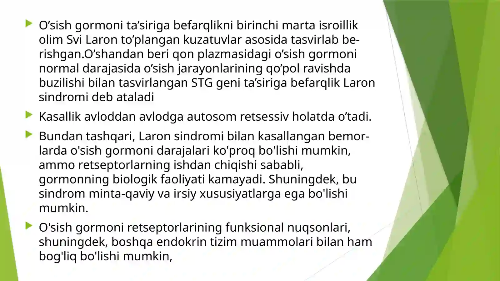 Laron sindromi 3
