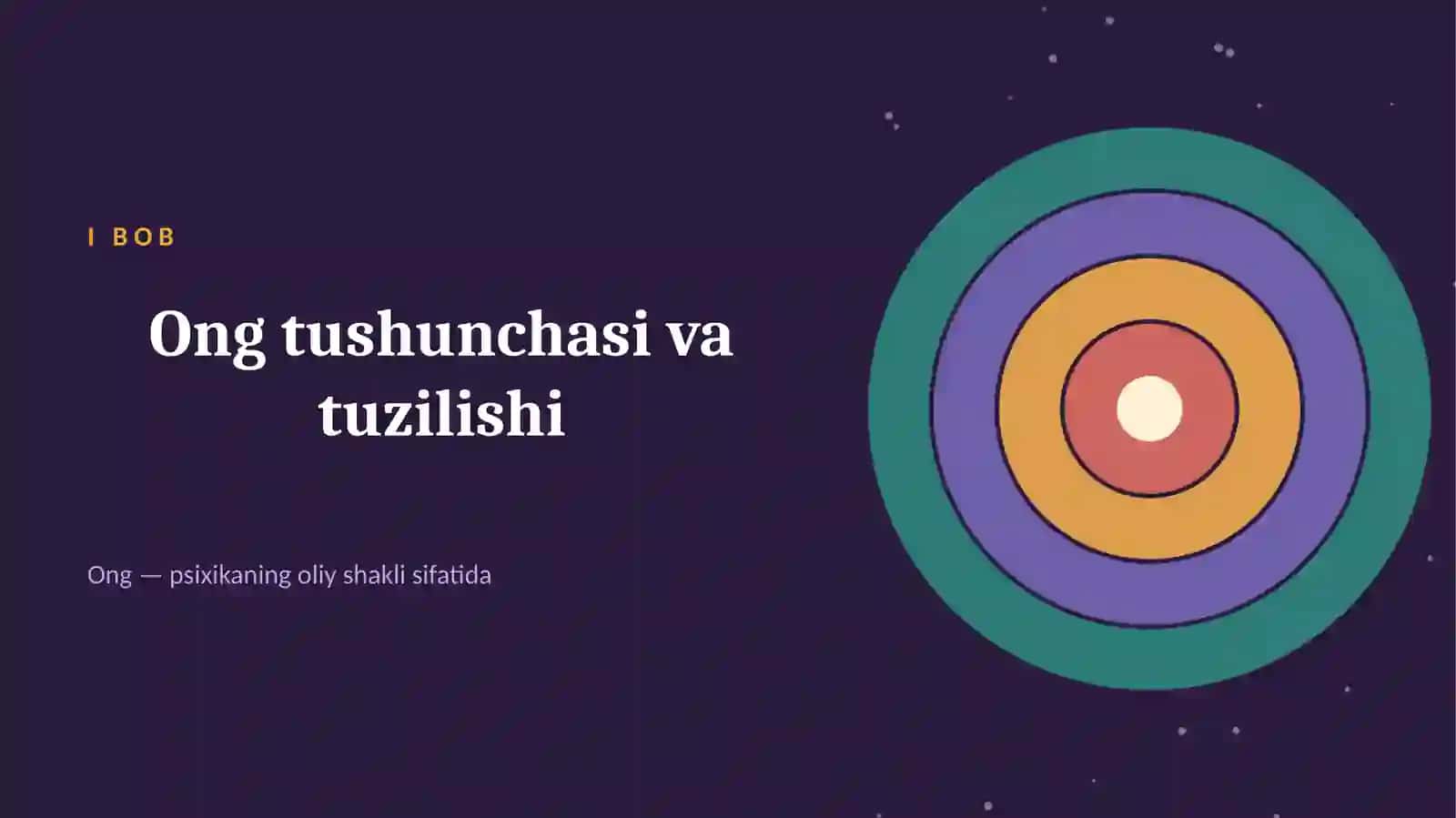 MUSTAQIL ISH · UMUMIY PSIXOLOGIYA 3