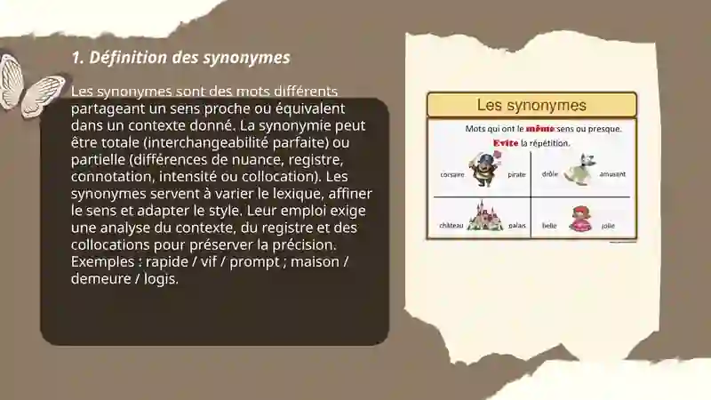 Synonymes 3