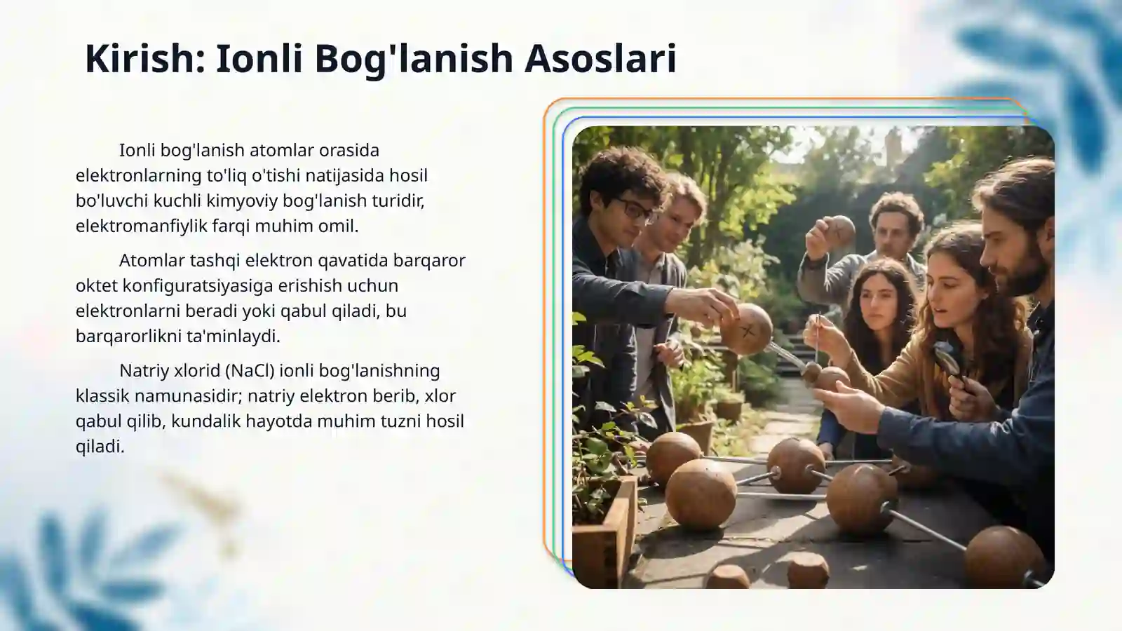 Ionli bog'lanish 3