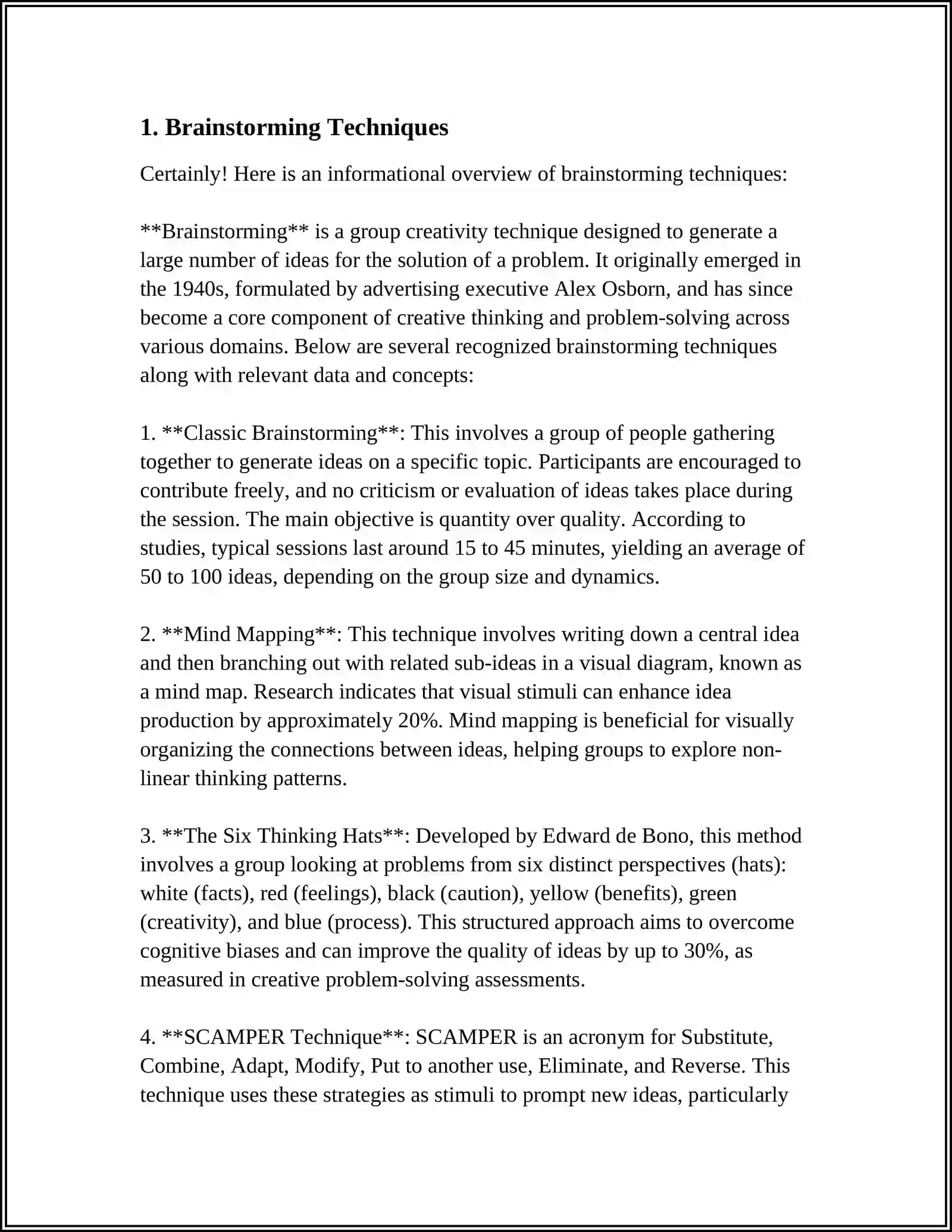 THE FIRST STEP IN THE WRITING PROCESS. GENERAL WRITING TECHNIQUES 3