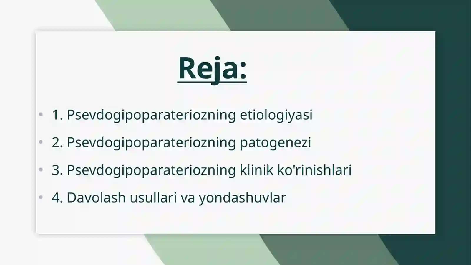Psevdogipoparaterioz etiologiyasi, patogenezi, klinikasi, davolash usullari 3