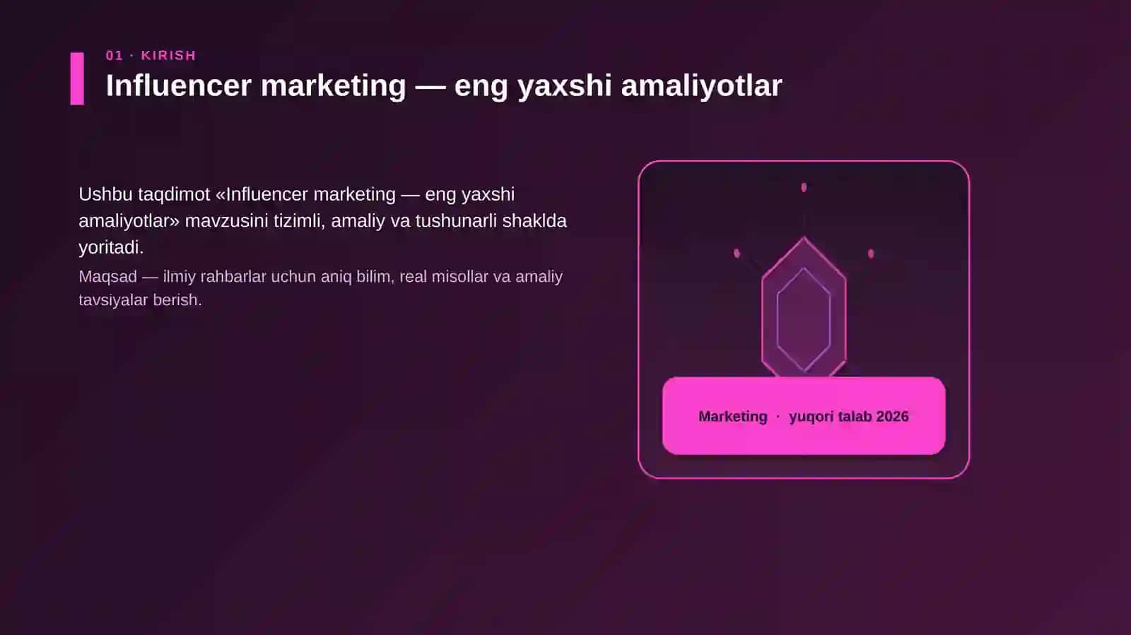 Influencer marketing — eng yaxshi amaliyotlar 3