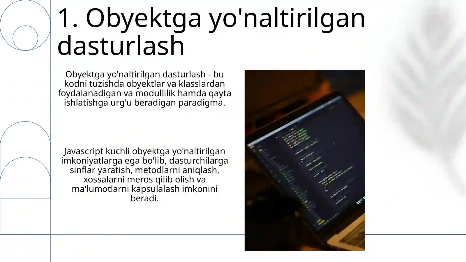 Javascript dasturlash imkoniyatlari 3