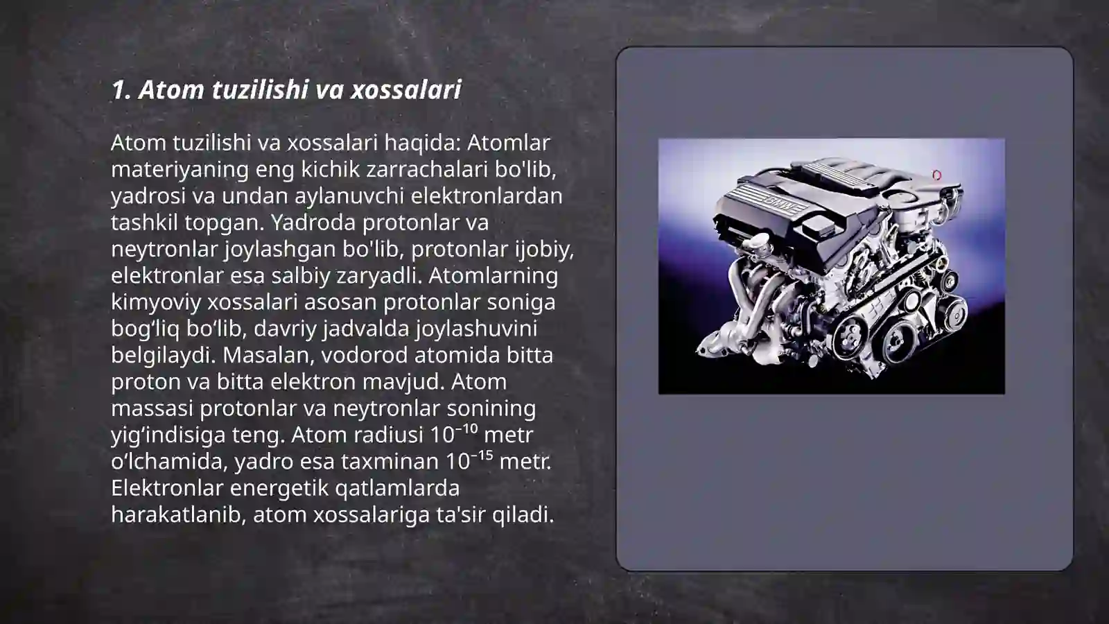 Atom tuzilishi va xossalari 3