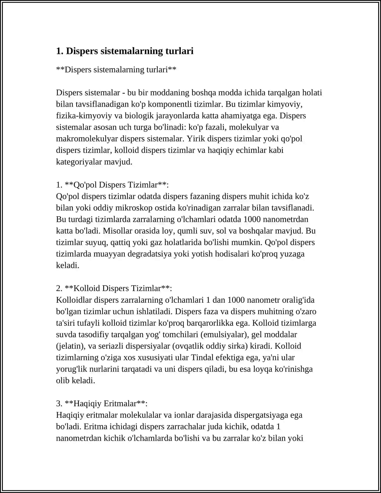 DISPERS SISTEMALAR 3