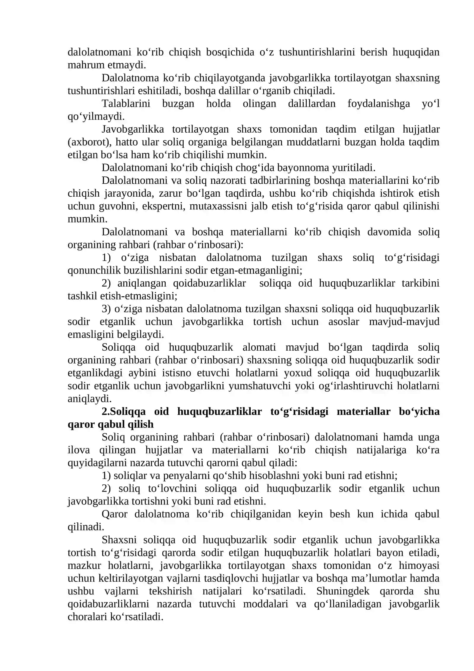 SOLIQQA OID HUQUQBUZARLIKLAR VA ULARNI SODIR ETGANLIK UCHUN JAVOBGARLIK 3