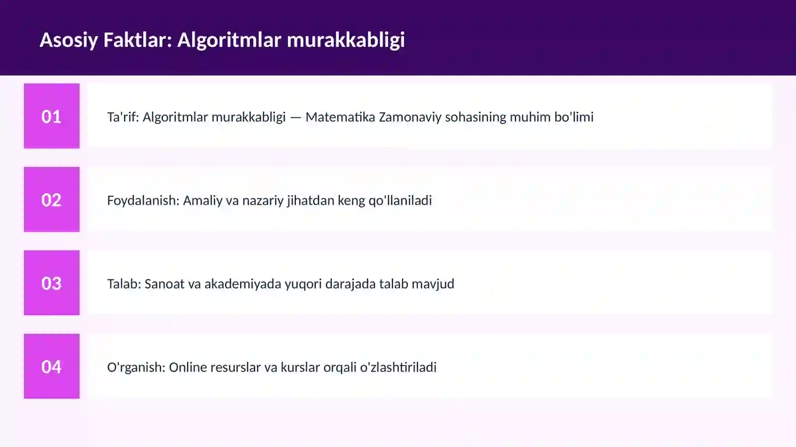 Algoritmlar murakkabligi 3
