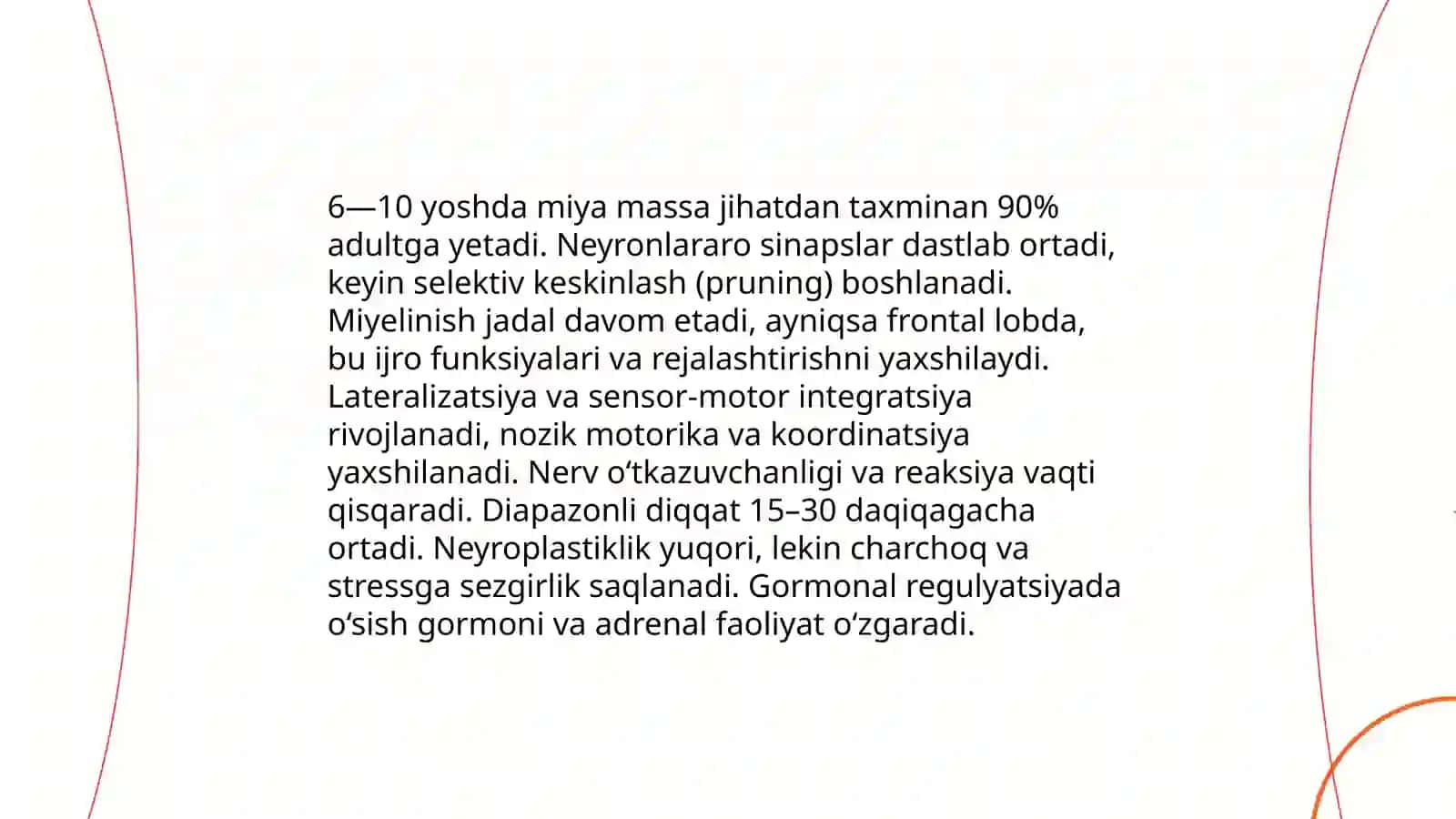 Kichik maktab yosh davrining psixafizilogiyasi xususiyatlari Nargiza 3
