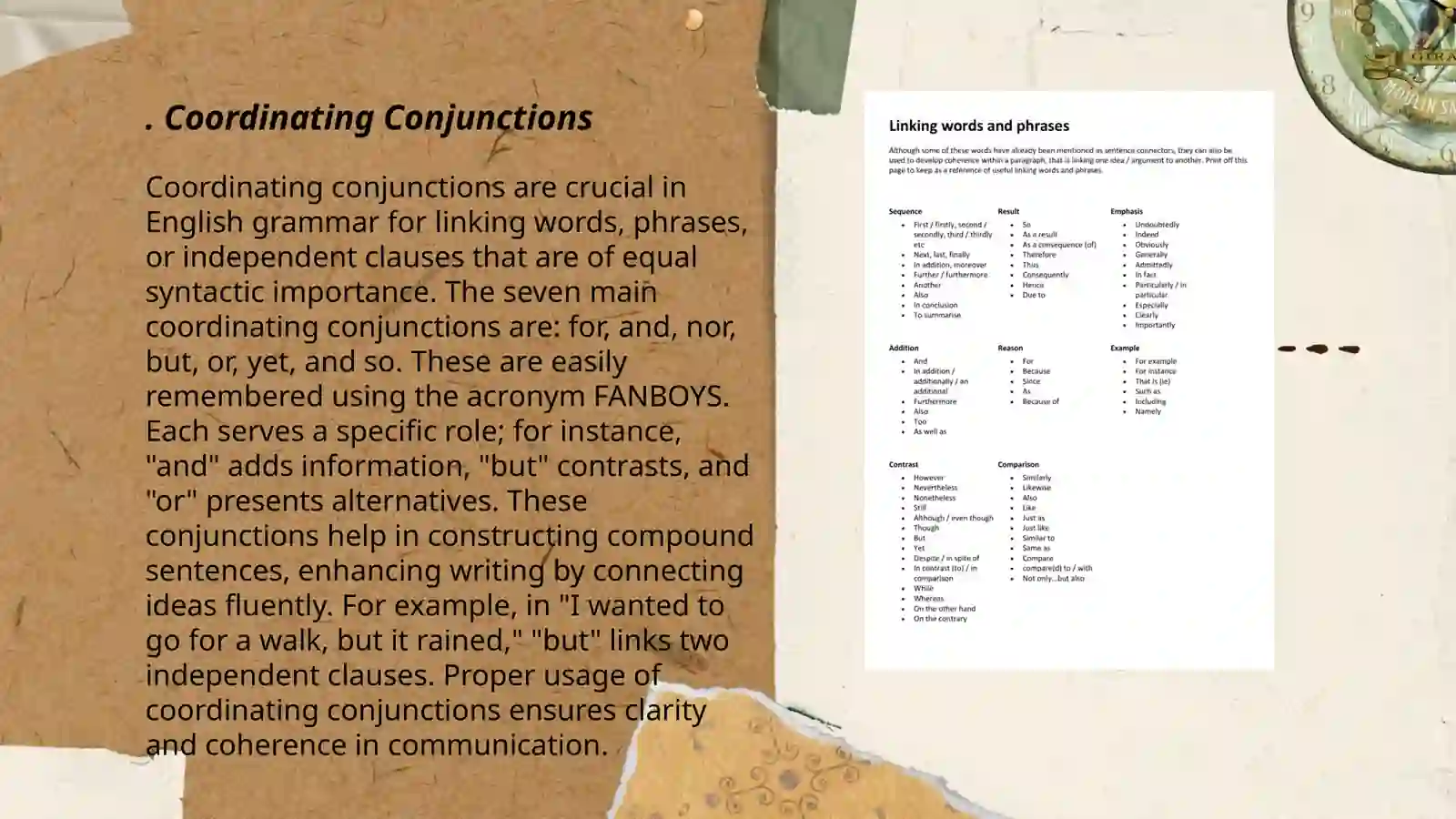Linking words 3