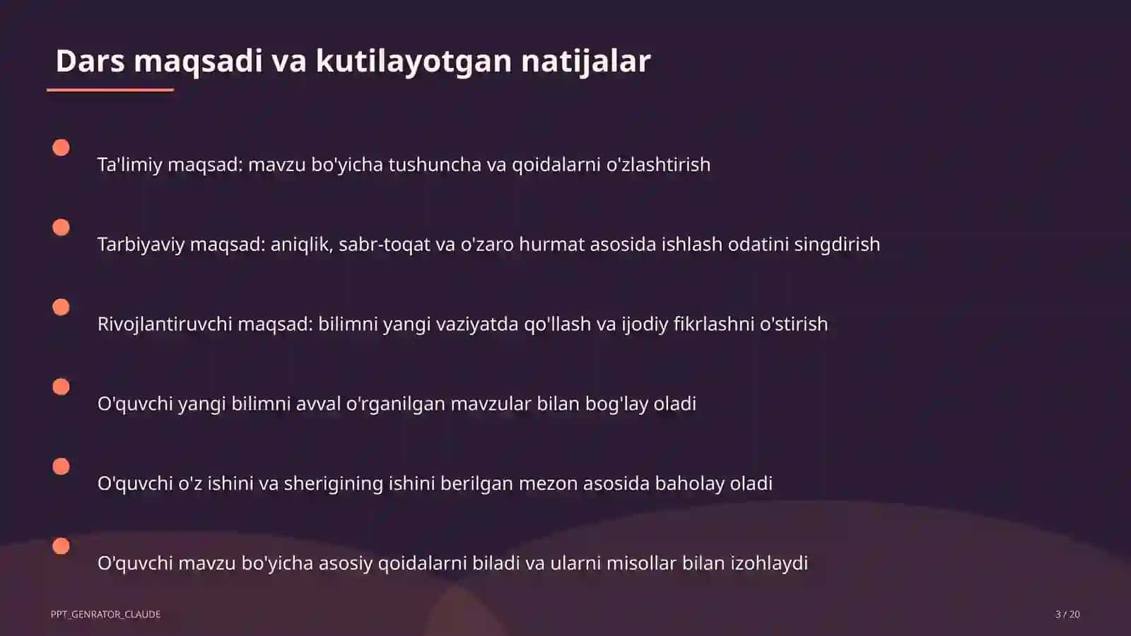 Hayot yo'lini tanlash: maqsad va reja (11-sinf) 3