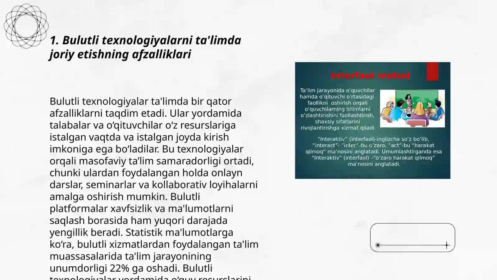 Bulutli texnologiyalarning ta'limiy imkoniyatlari bilan tanishish 3