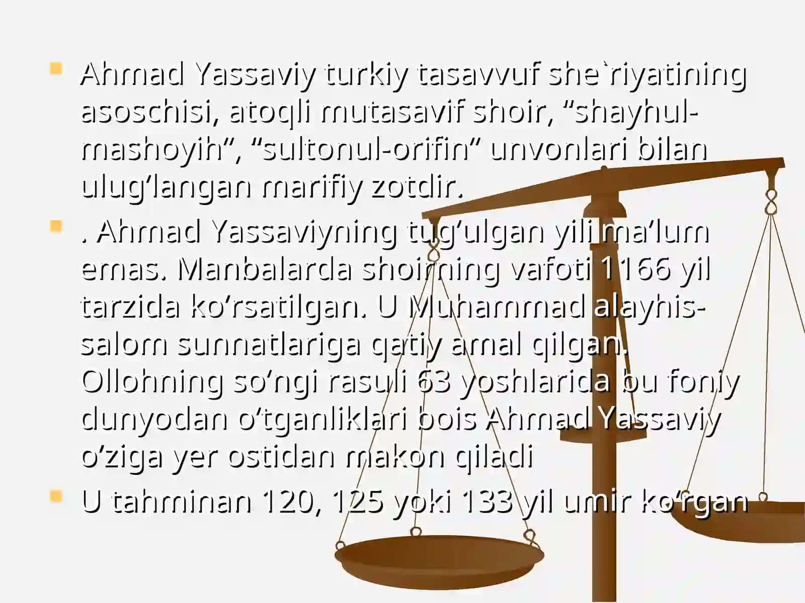 Ahmad Yassaviyning hayot yo’li, “Devoni hikmat” asari 3