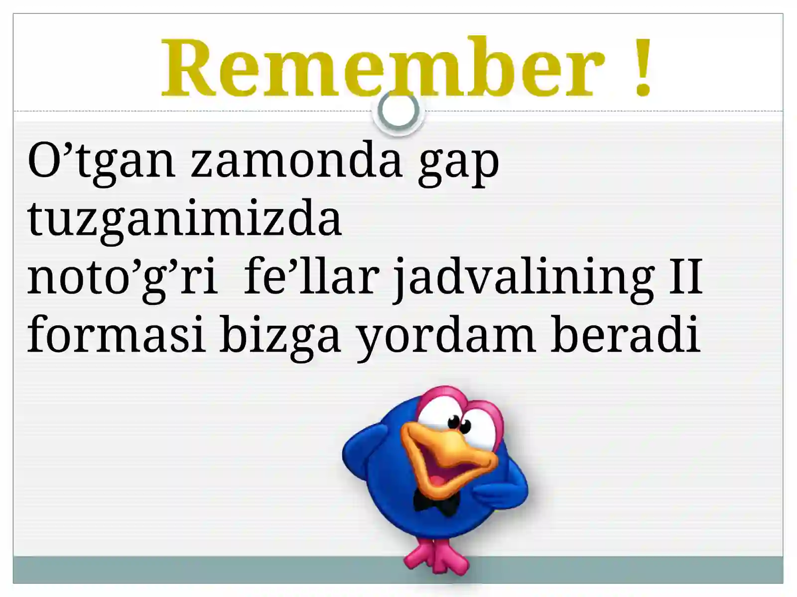Past Simple Tense 3