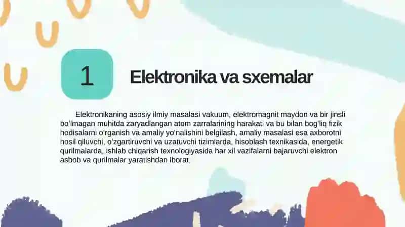 Zamonaviy elektronika va sxemalardagi diskret qurilmalardan integral sxemalargacha rivojlanishining tarixiy davrlari va rivojlanishi istiqbollari 3