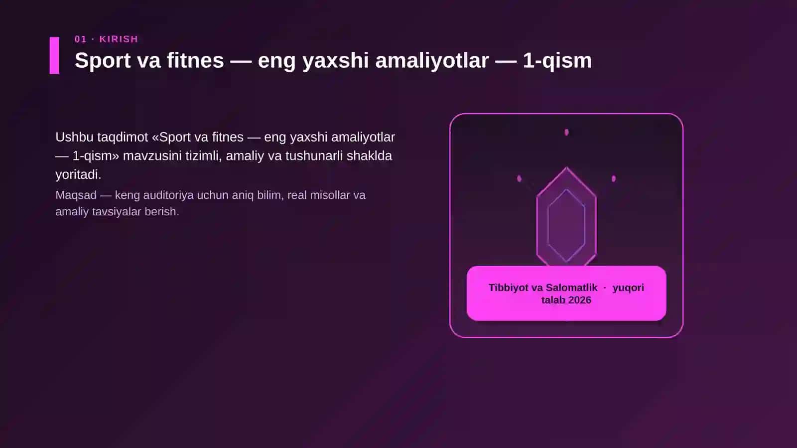 Sport va fitnes — eng yaxshi amaliyotlar — 1-qism 3