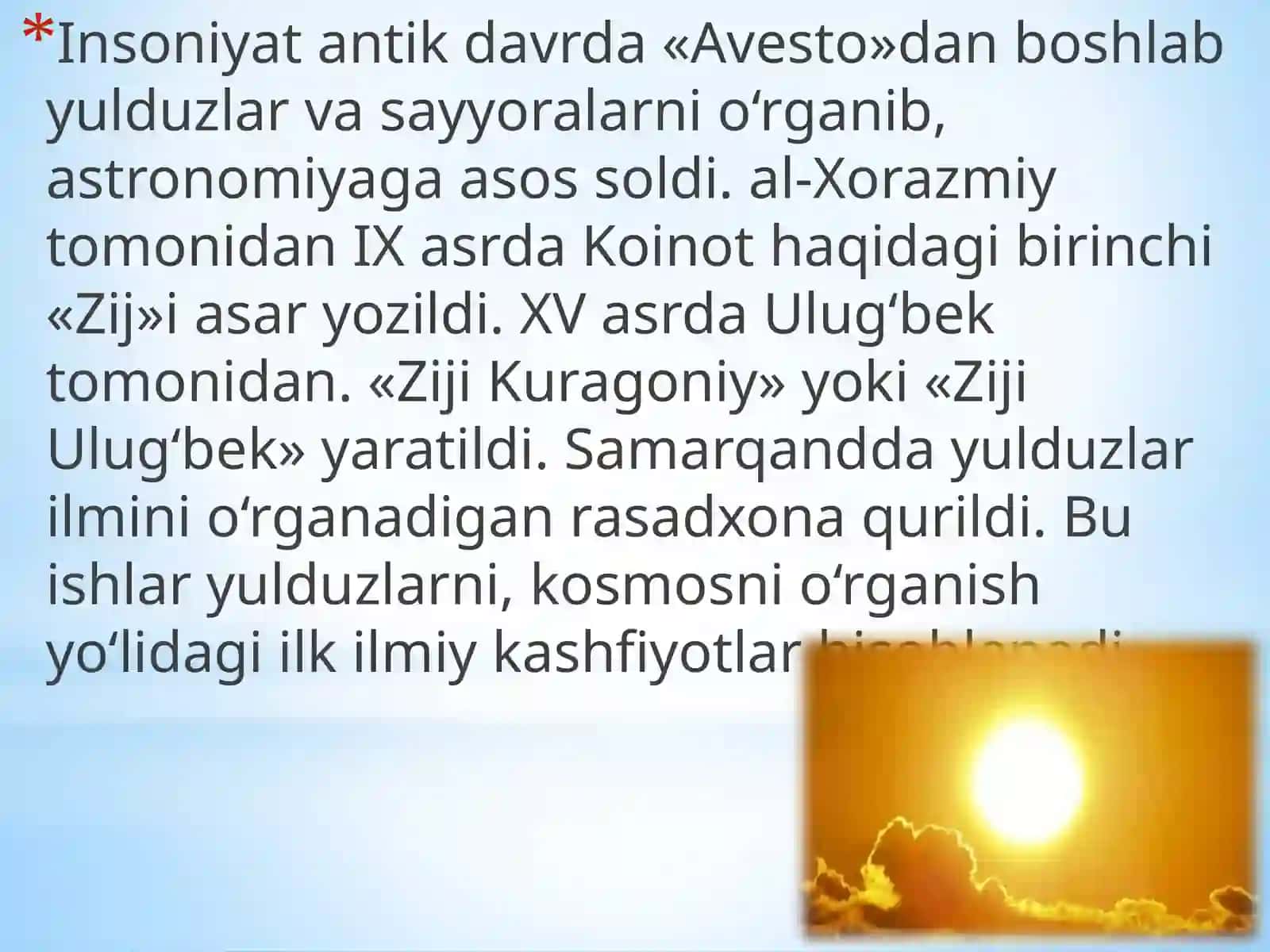 Quyoshsayyorasihaqidaslayd 3