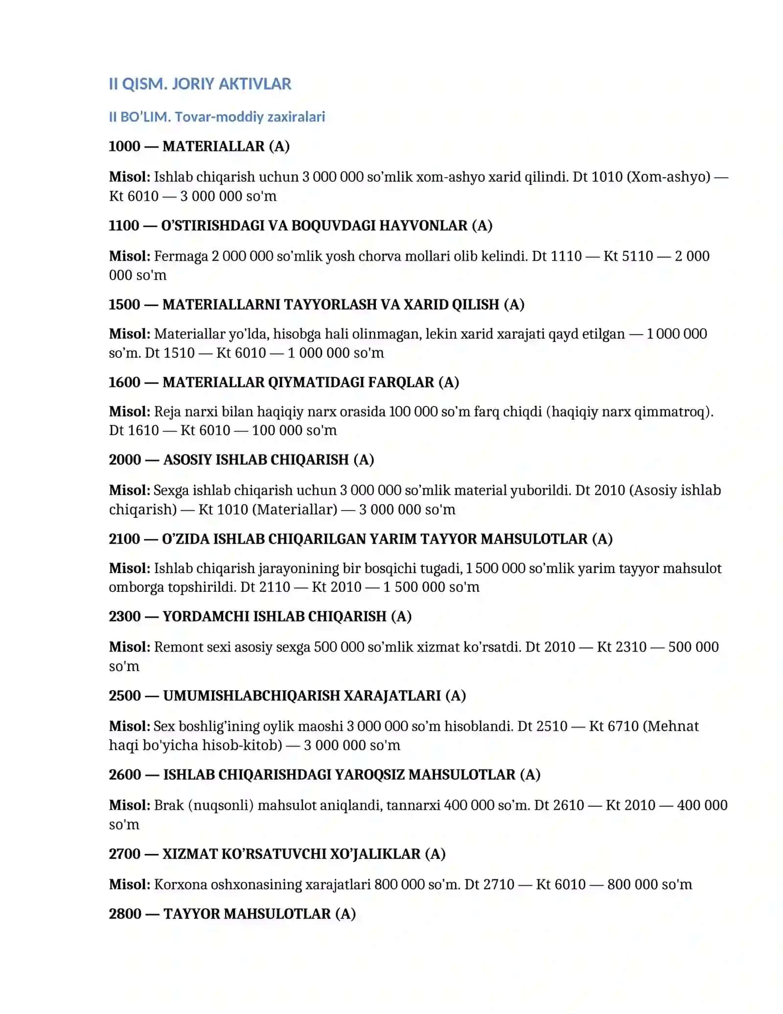 SCHOTLAR REJASI-MISOLLAR BILAN 3