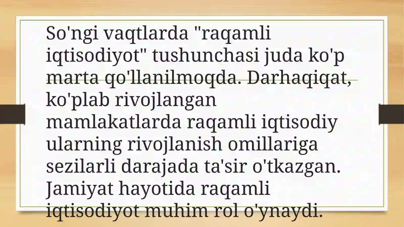 Raqamli iqtisodiyotning ijtimoiy va salbiy tomonlari 3