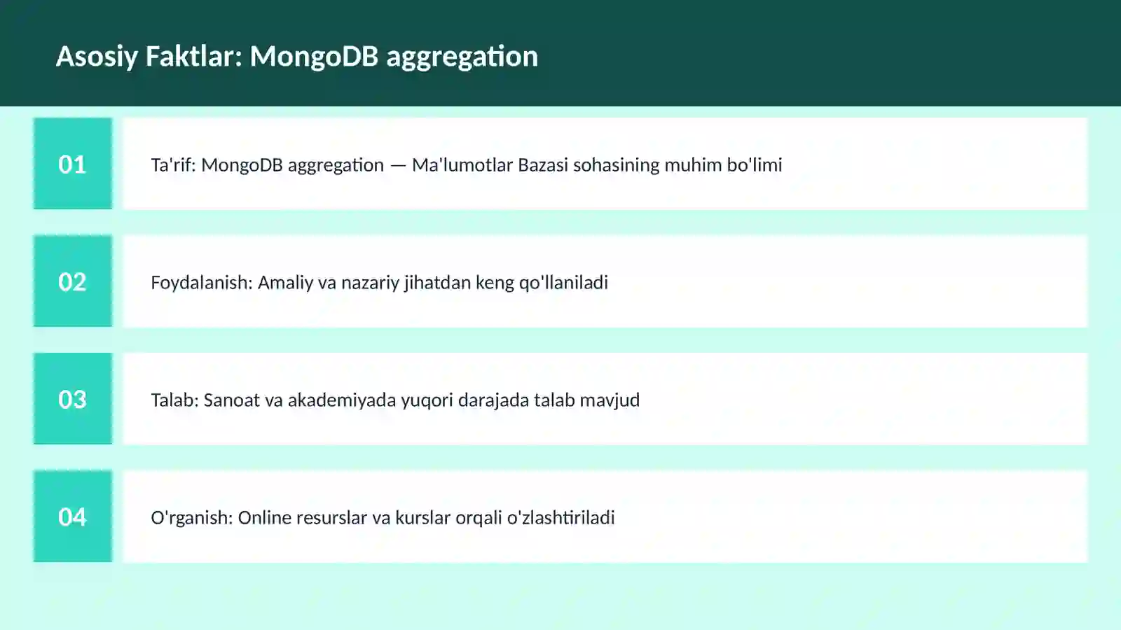 MongoDB aggregation 3