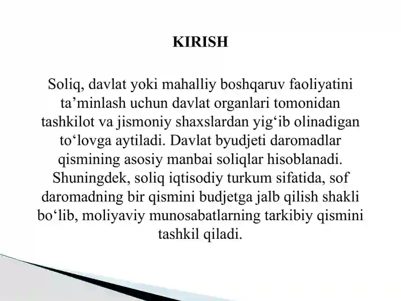 Soliqqa oid huquqbuzarliklar va ularni sodir etganlik uchun javobgarlik 3