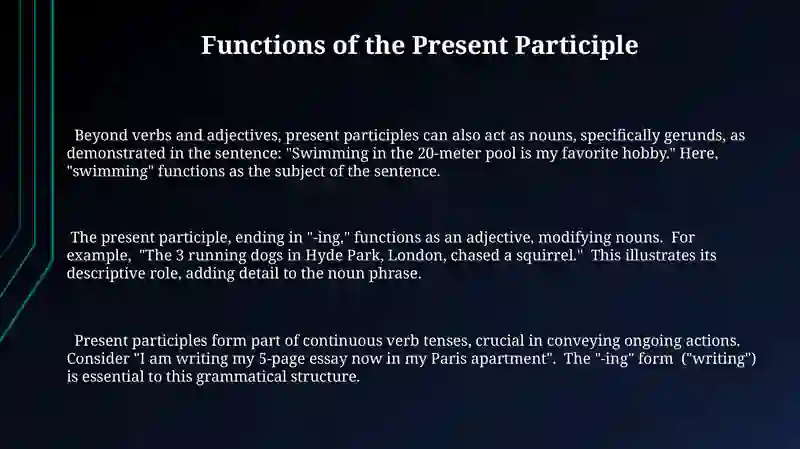 Participle I 3