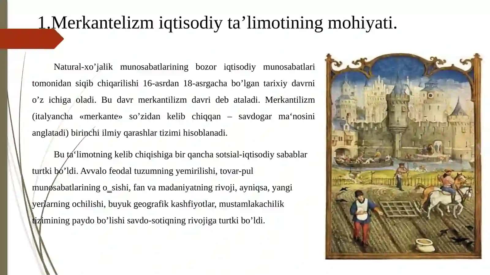 Iqtisodiy ta’limotlar tarixi fani 3