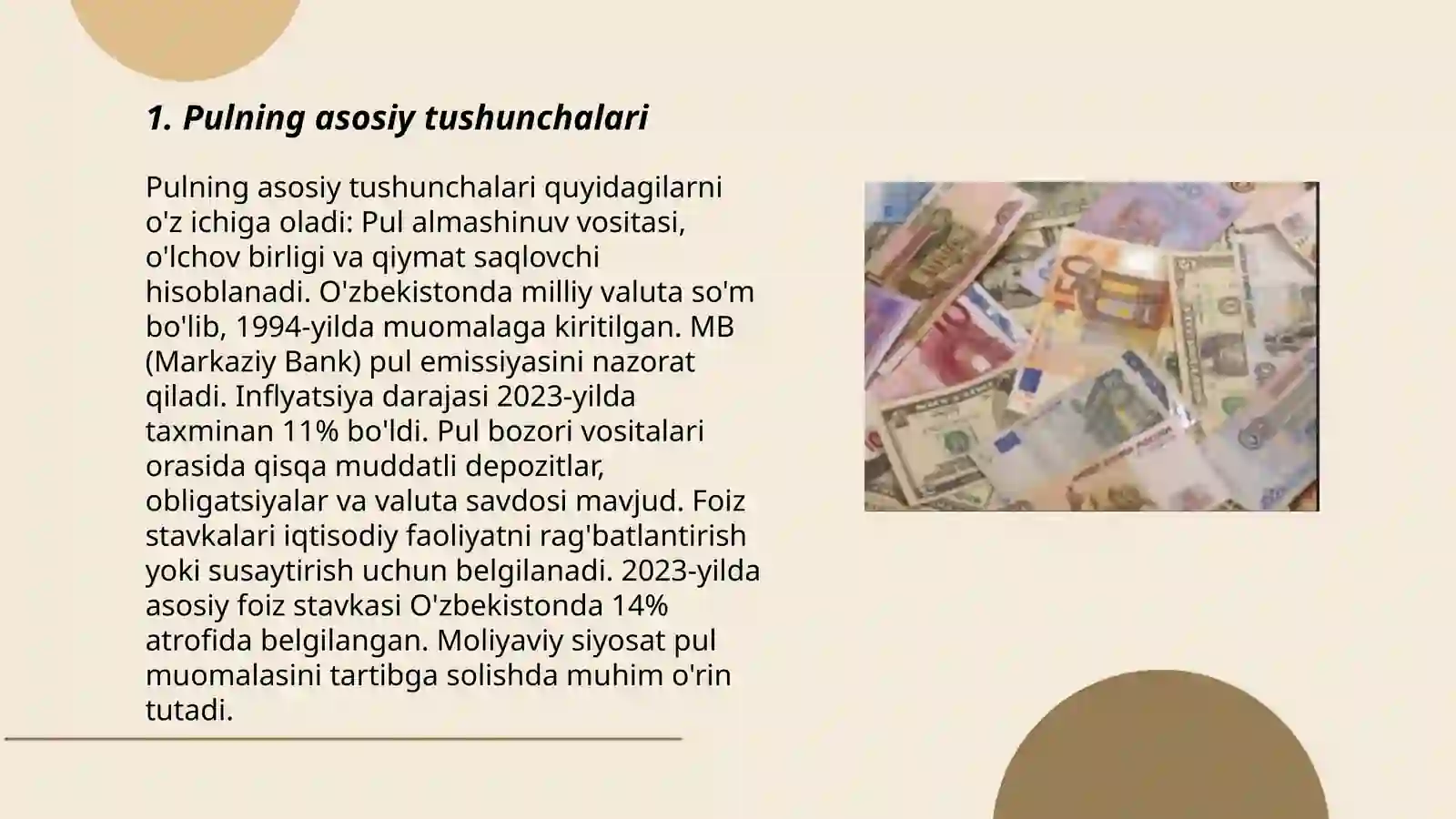 Pul nazariyasi 3