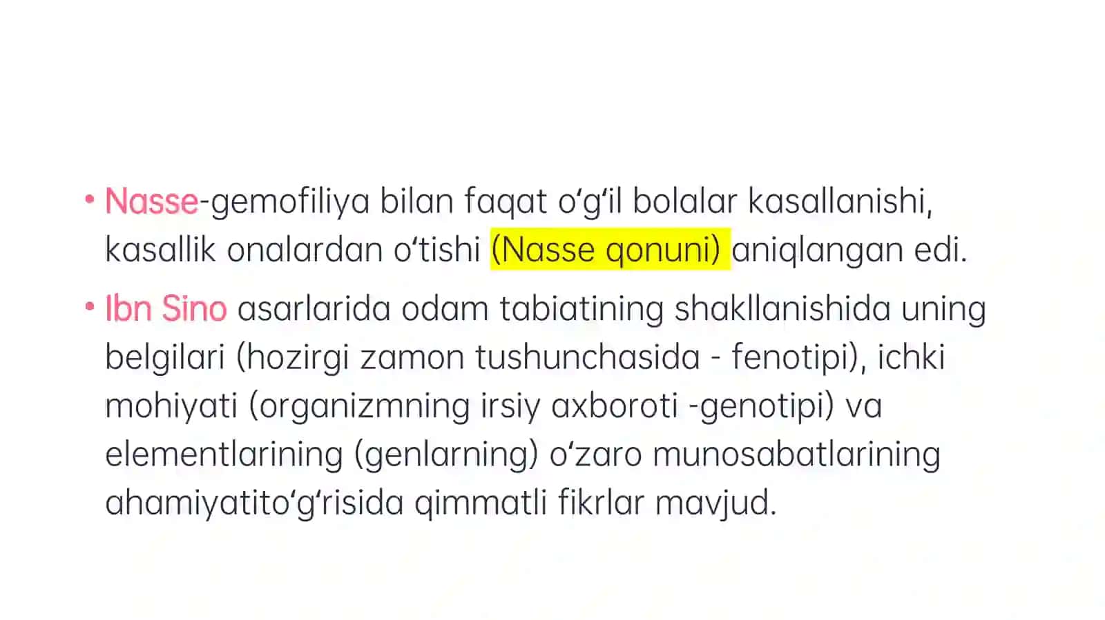 Insonda genlar tuzilishi va vazifalari.Monogen kasalliklar 3