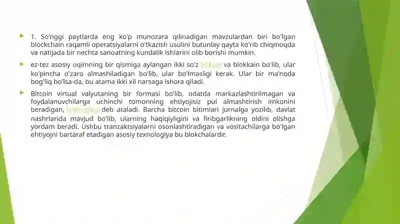BLOCKCHAIN TEXNOLOGIYASI 3