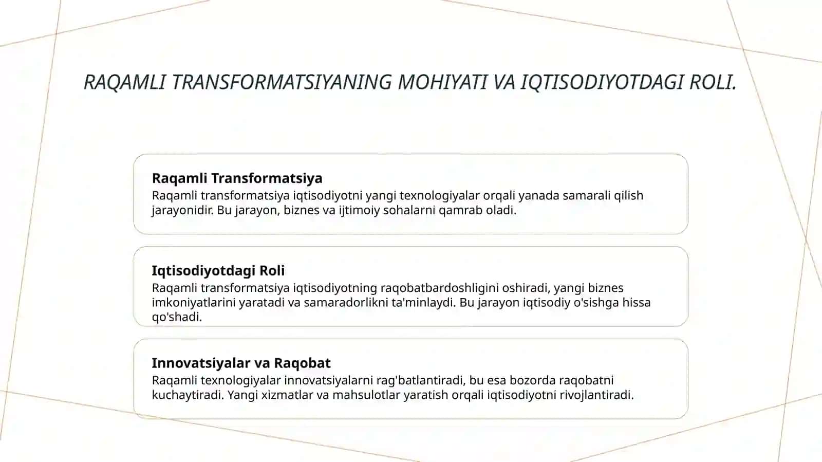 Raqamli Transformatsiya 3