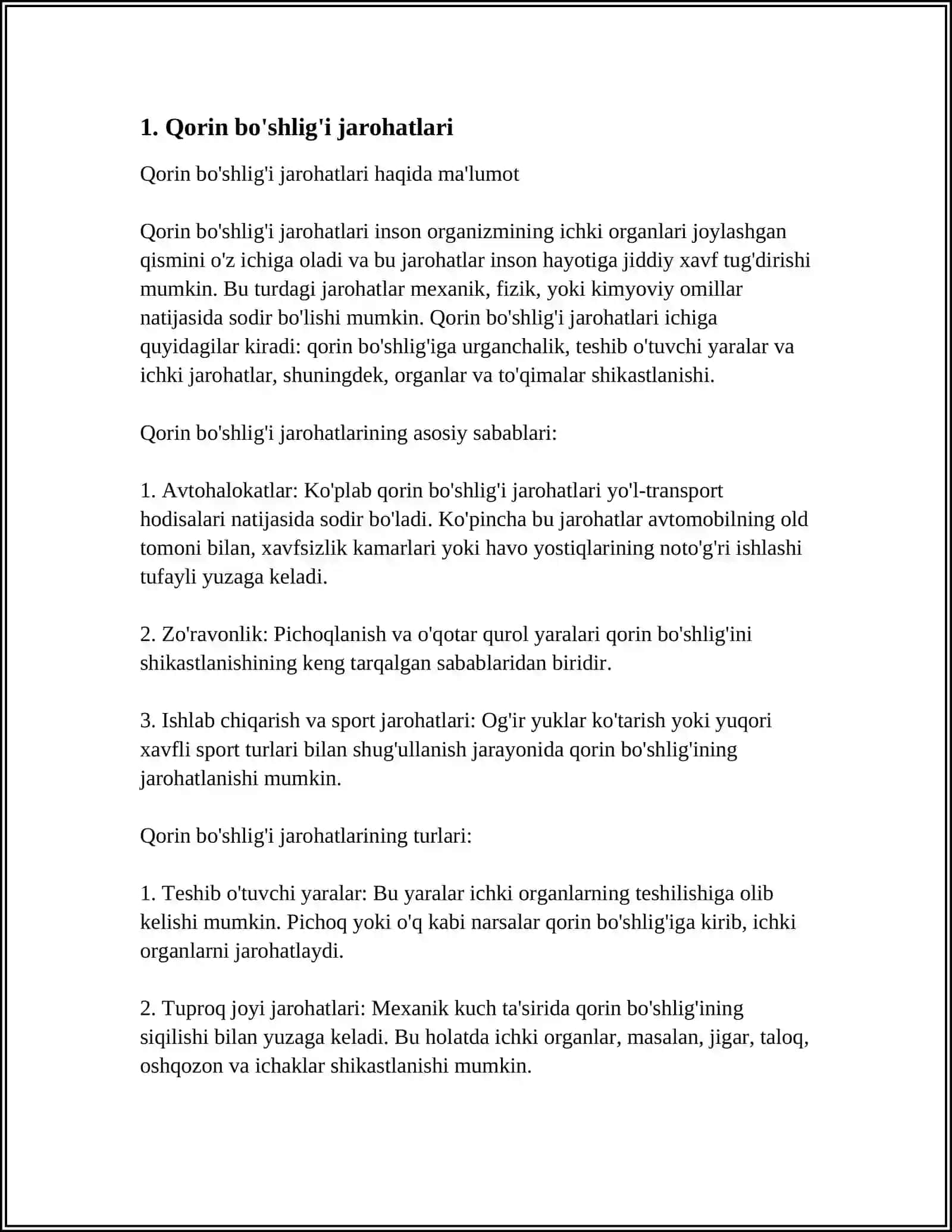 XIRURGIK JAROHATLAR 3