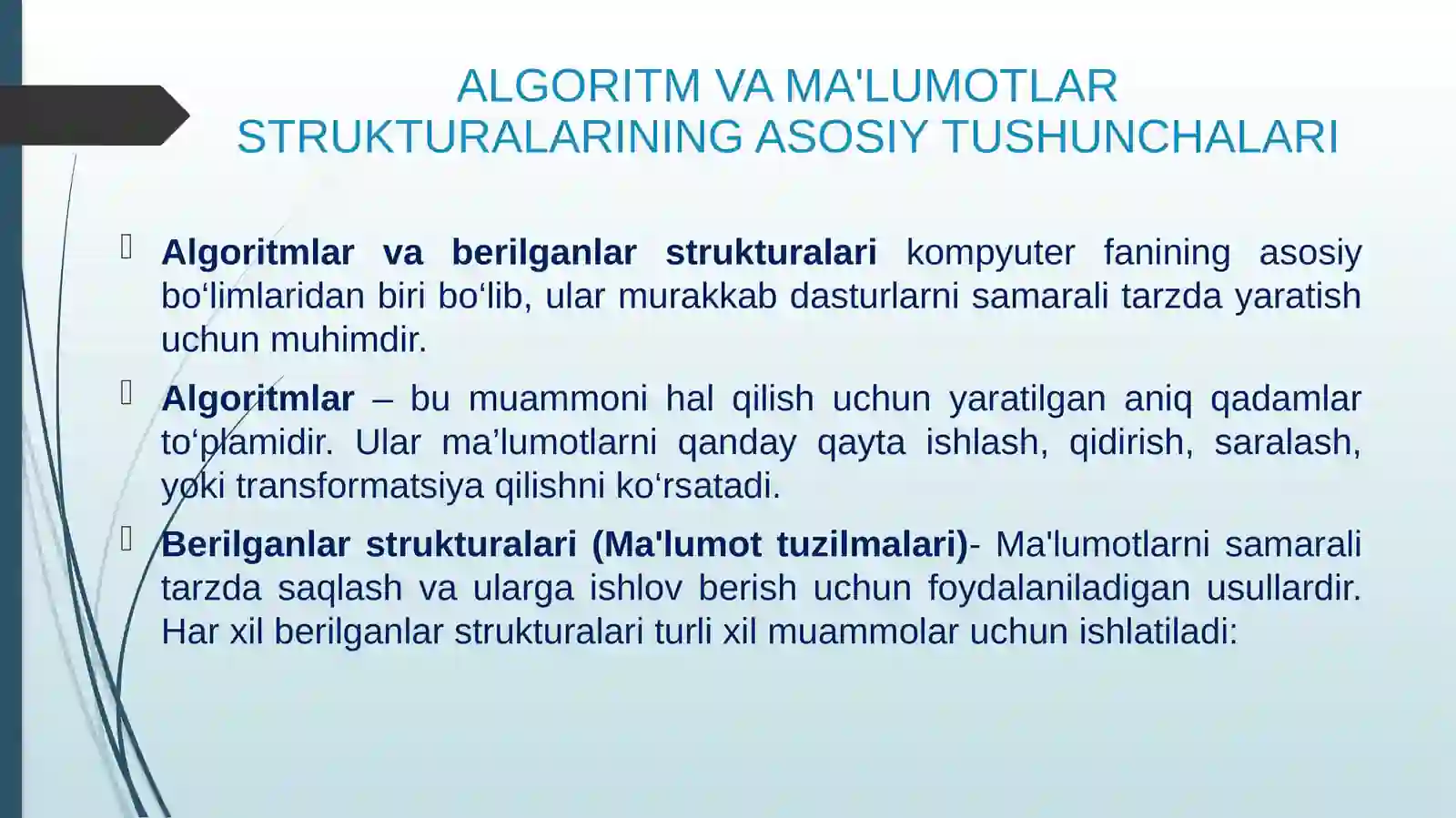 ALGORITM VA BS TUSHUNCHASI 3