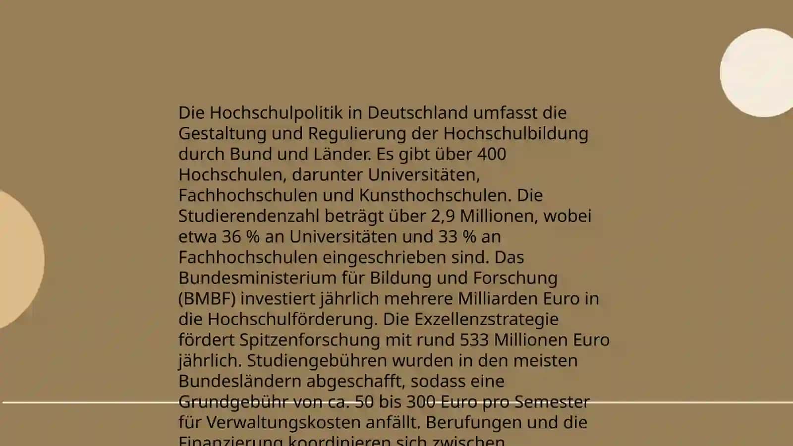 Die Hochschulpolitik in Deutschland 3